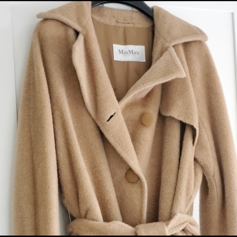 🚫⛔️SOLD⛔️🚫MaxMara Alpaca Wool icon coat Size 12 - Picture 13 of 14